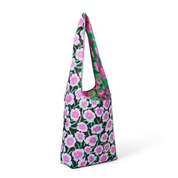Diane Furstenberg Poppy and Geraniums Reusable Shopping Tote Bag - Picture 2 of 6